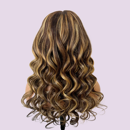 Ivory Bodywave Highlight Glueless Wear And Go HD Wig