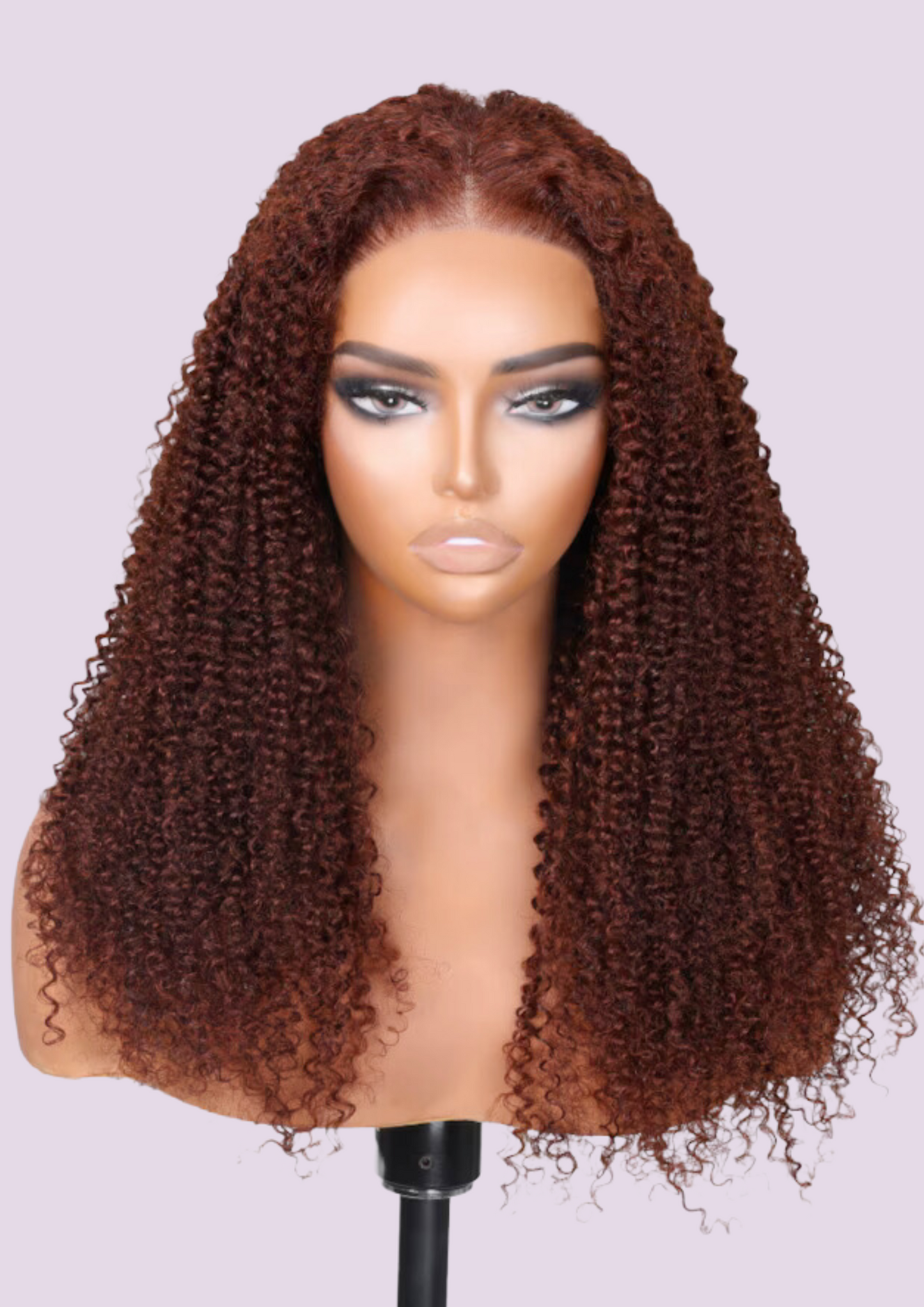 Morina Red Brown Glueless Wear And Go HD Wig