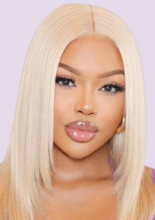 Kenesha Blonde Bob Cut Wear And Go BlondeGluesless HD Wig