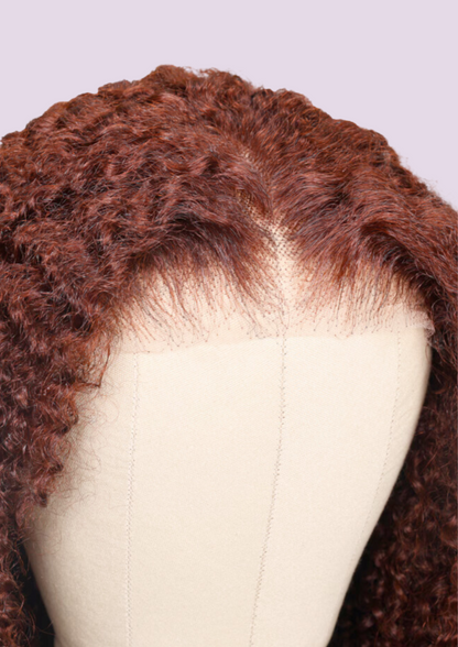 Morina Red Brown Glueless Wear And Go HD Wig