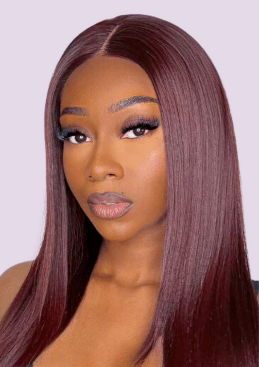 Melina Cherry Brown Glueless Wear And Go HD Wig